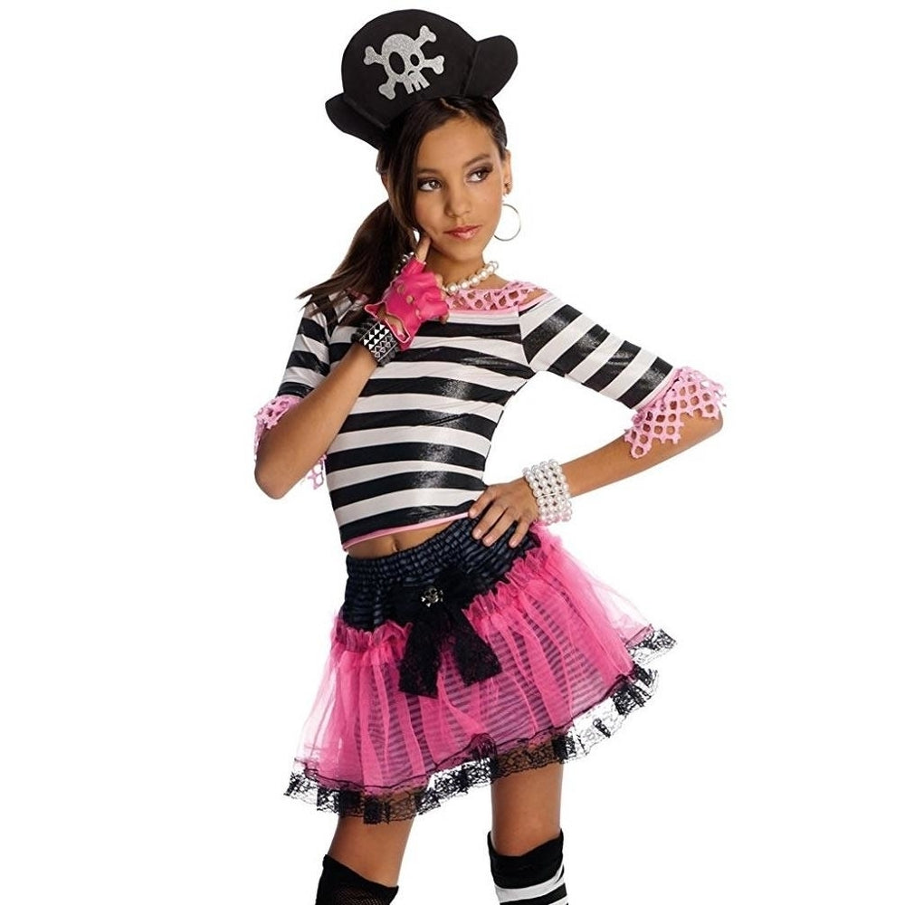 Rubies Sassy Drama Queens Pirate Treasure Costume Girls Size S 4-6 Model 884744 Image 2