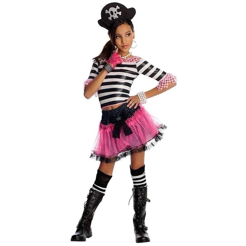 Rubies Sassy Pirate Treasure Girls Costume Size M 8-10 Model 884744 Image 1