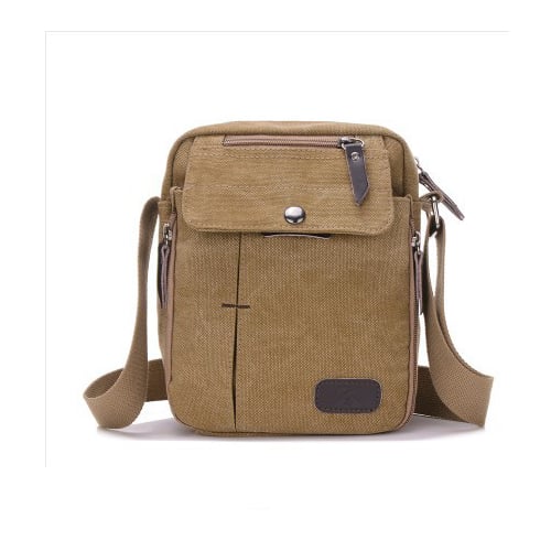 Canvas Men Bag Shoulder Messenger Mens Crossbody Bag Image 1