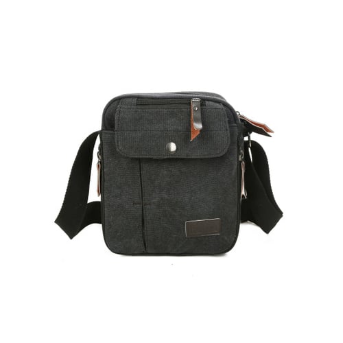 Canvas Men Bag Shoulder Messenger Mens Crossbody Bag Image 2