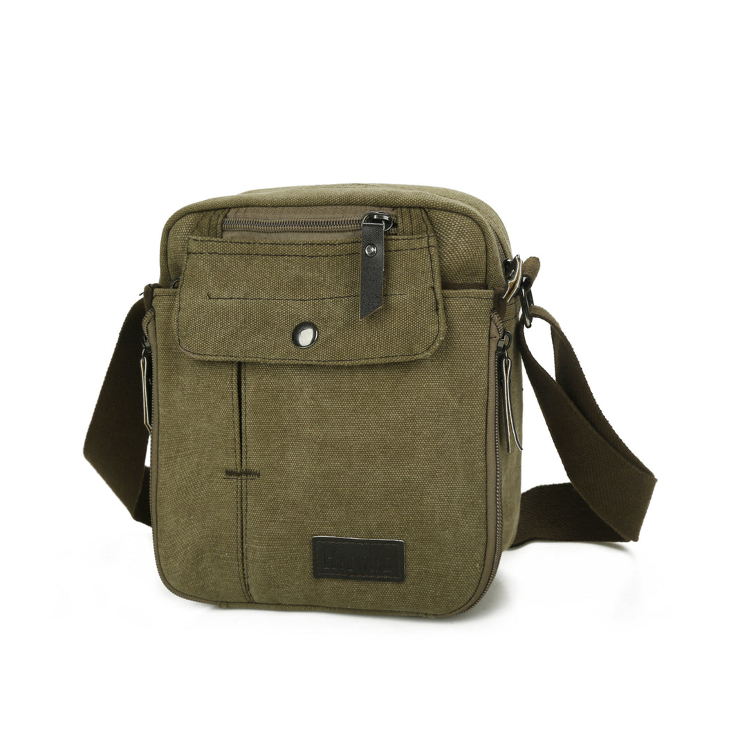 Canvas Men Bag Shoulder Messenger Mens Crossbody Bag Image 4