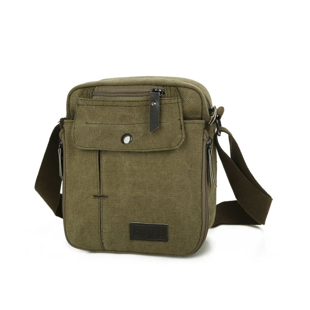 Canvas Men Bag Shoulder Messenger Mens Crossbody Bag Image 1