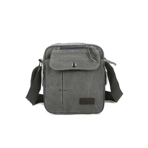 Canvas Men Bag Shoulder Messenger Mens Crossbody Bag Image 3