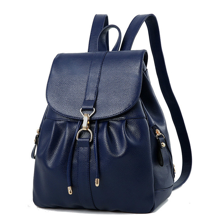 Fashion Women Backpack PU Leather School Bags Image 1