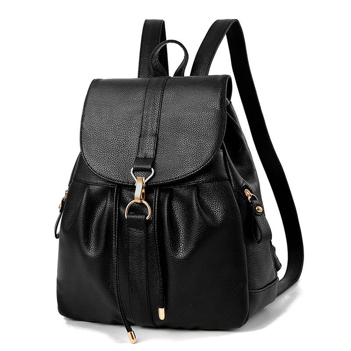 Fashion Women Backpack PU Leather School Bags Image 1