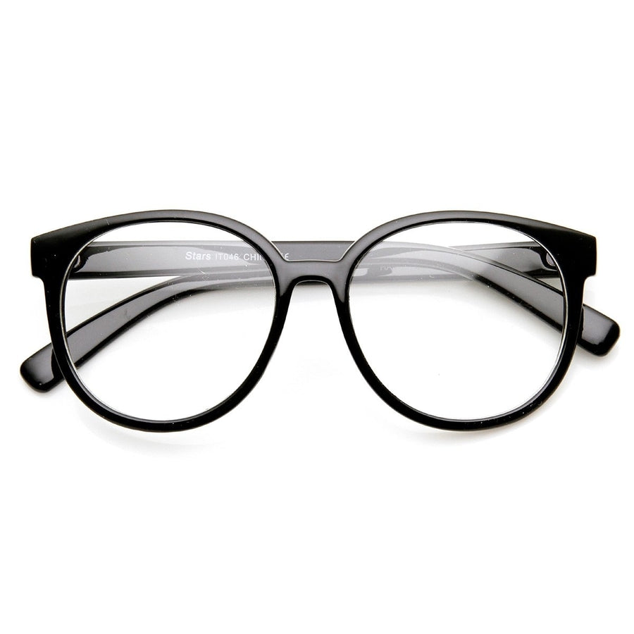 Retro Fashion Oversized P3 1980s Style Frame Clear Lens Glasses Image 1