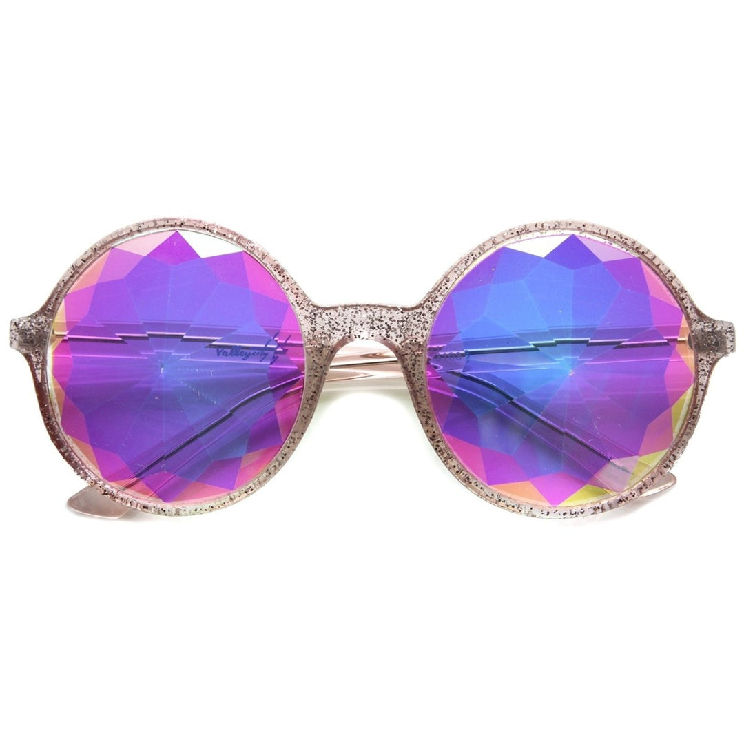 ValleyCity x zeroUV Limited Edition 51mm Round Prism Sunglasses for Women Image 4