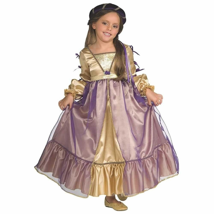 Rubies Little Princess Juliet Costume Girls Size S 4-6 Renaissance Themed Image 1