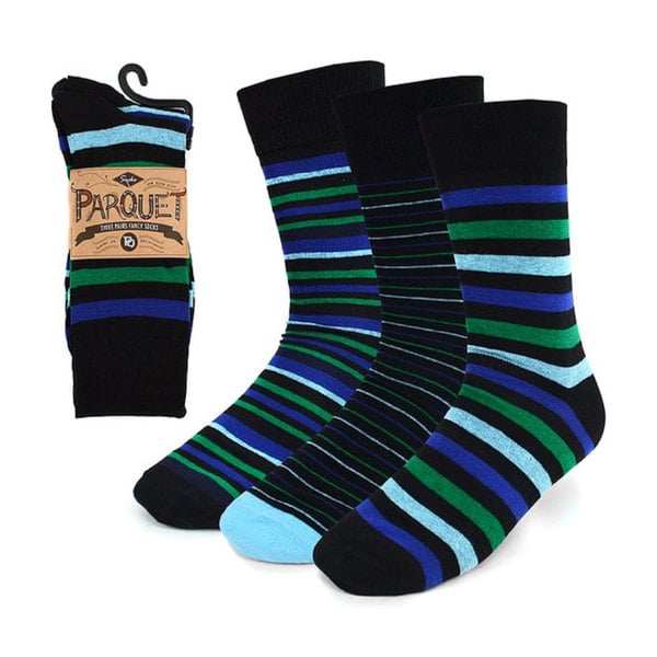 15 Pairs: Parquet Mens Patterned Fancy Socks Image 2