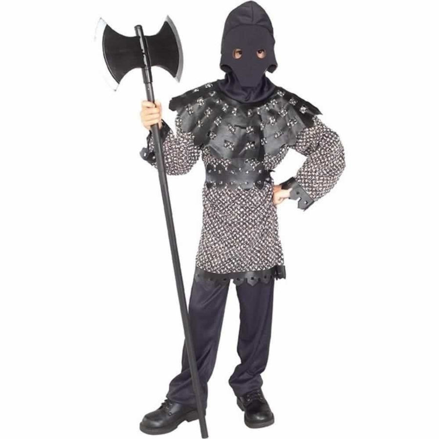 Rubies Medieval Knight Executioner Costume Kids Size S 4-6 Cowl Tunic Image 1