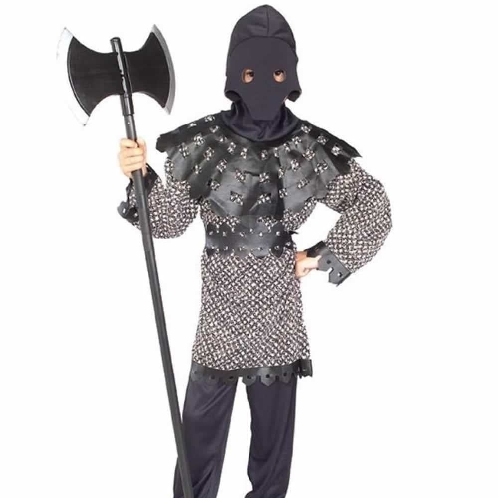 Rubies Medieval Knight Executioner Costume Kids Size S 4-6 Cowl Tunic Image 2