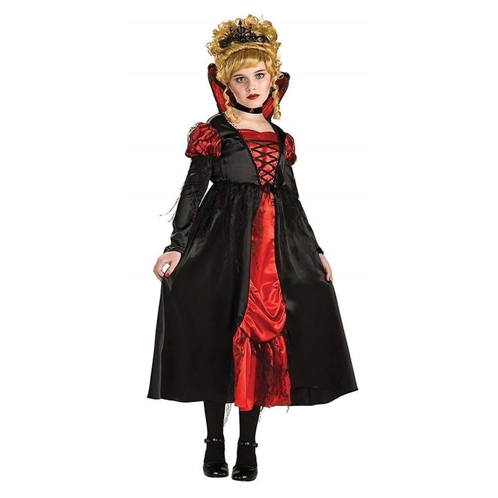 Rubies Transylvanian Vampiress Dress Costume Girls Size M Black Red 8 10 Image 1