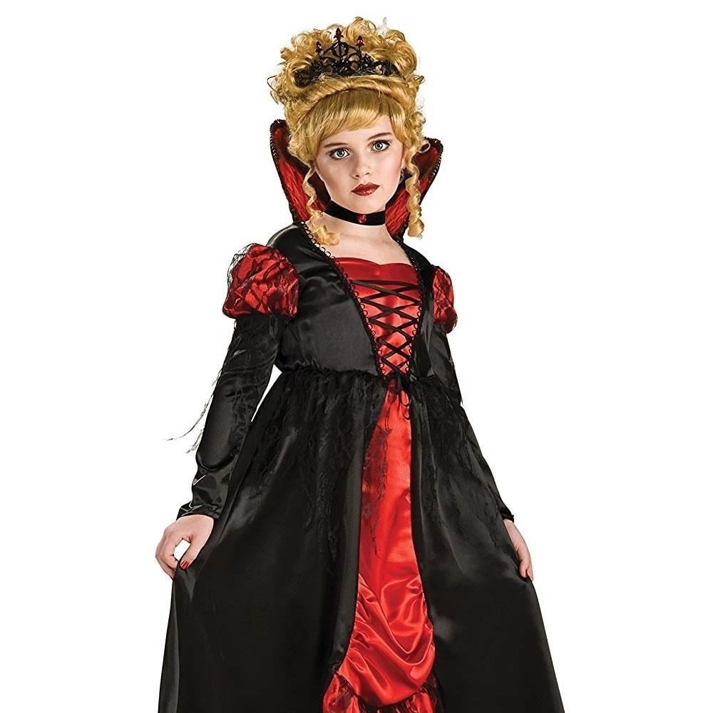 Transylvanian Vampiress Girls size M 8/10 Dress Costume Rubies Image 2