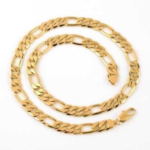 14K Gold Filled  Figaro Necklace 24" Image 1