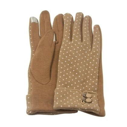 Womens Touchscreen-Compatible Fleece Gloves Image 3
