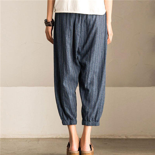 Cotton Linen Pant With Unique Pockets Image 4