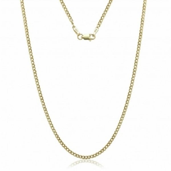 14k Yellow Gold Cuban Link Chain Necklace - Assorted Sizes Image 1