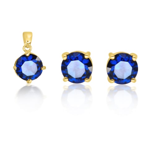 4CT Gold Filled Blue Set Image 1