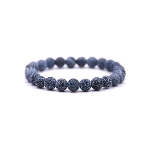 Genuine Blue Sodalite Stretch Bracelet Natural Healing Stone Image 1