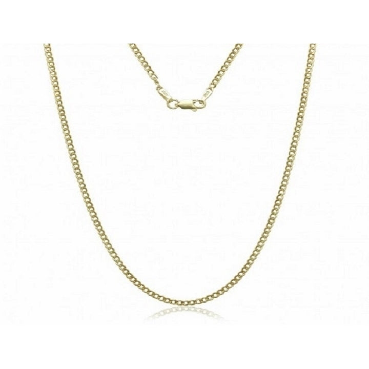 14k Gold Filled High Polish Finsh Cuban Link Chain Necklace 24High Polish Image 1