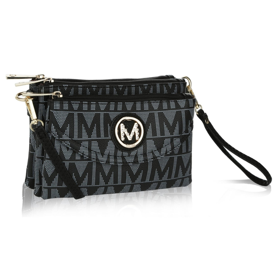 MKF Collection by Mia K. Ferrara M Signature Crossbody Handbag Image 4