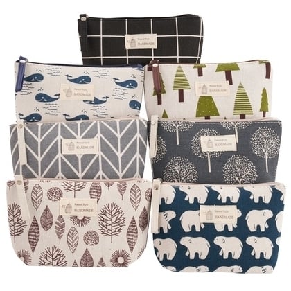 Stylish Pattern Cosmetic Pouch Bag-Assorted Styles Image 1