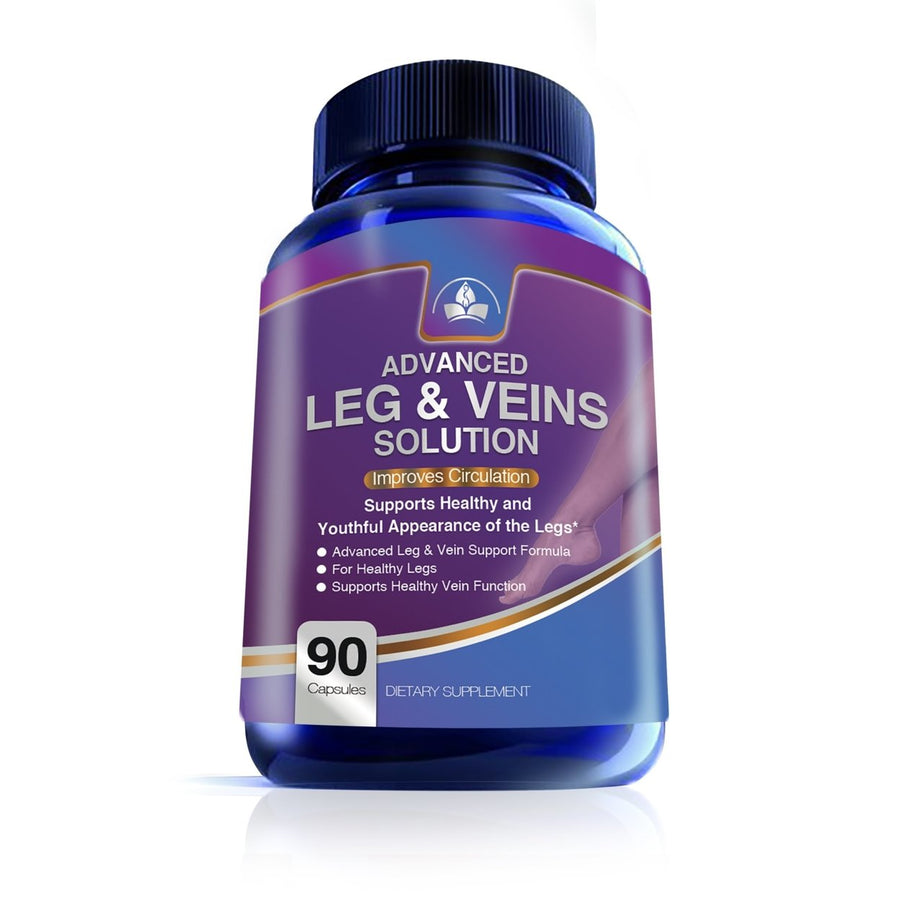 Totally Products Circulation Vein Support Healthy Legs 90 Capsules Natural Formula Image 1