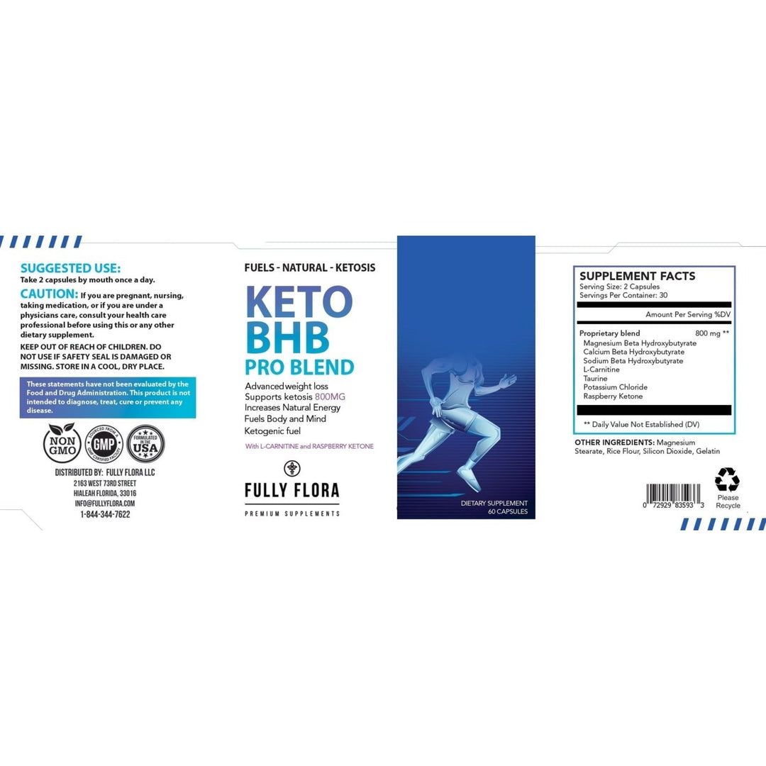 Fully Flora Keto BHB PRO Blend for Advanced Weight Loss Image 3