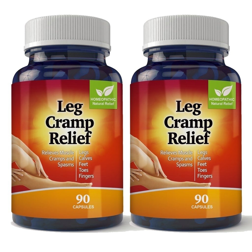 Magnesium Leg Cramp Relief Capsules 90 Count Fast Absorbing Muscle Relaxation Image 2