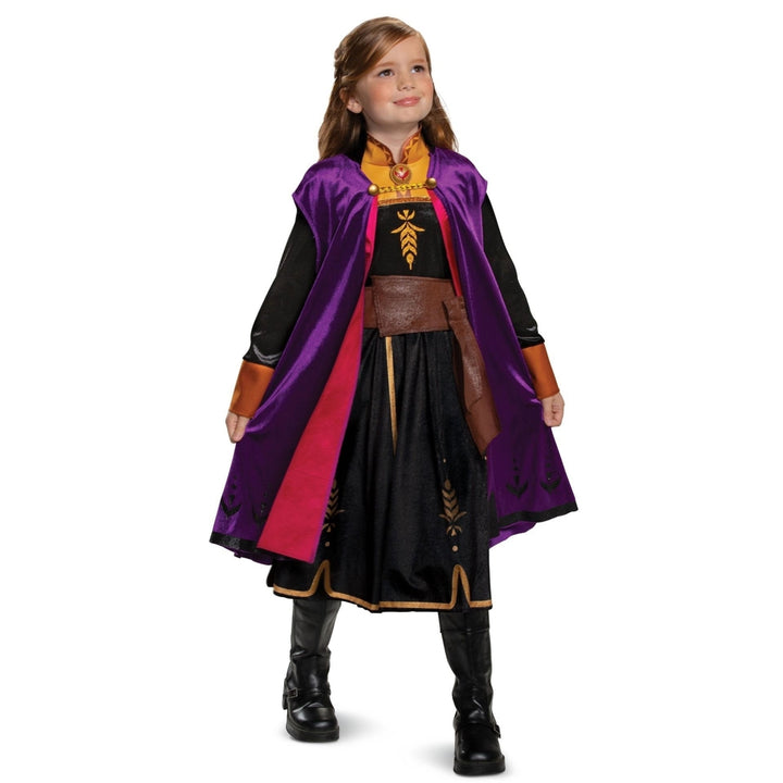 Disney Frozen 2 Anna Costume Girls XS 3T 4T Licensed Disguise Dress Outfit Image 1