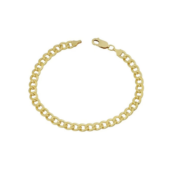 Yellow Gold Cuban Mariner Figaro or Rope Bracelet Gold Filled High Polish Finsh Image 2
