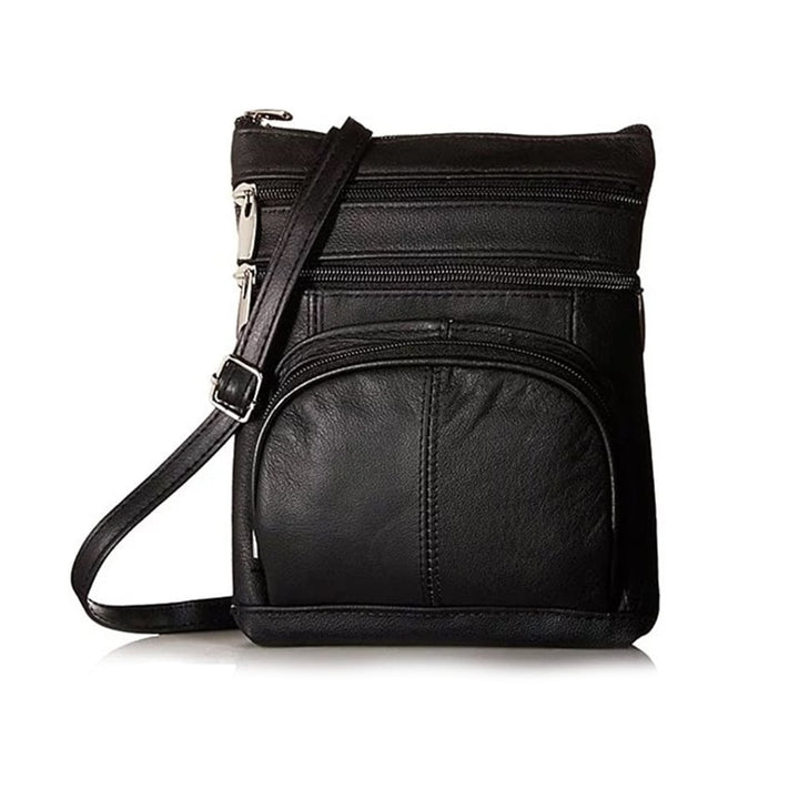 Ultra-Soft Genuine Leather Crossbody Bag Multiple Colors Image 4