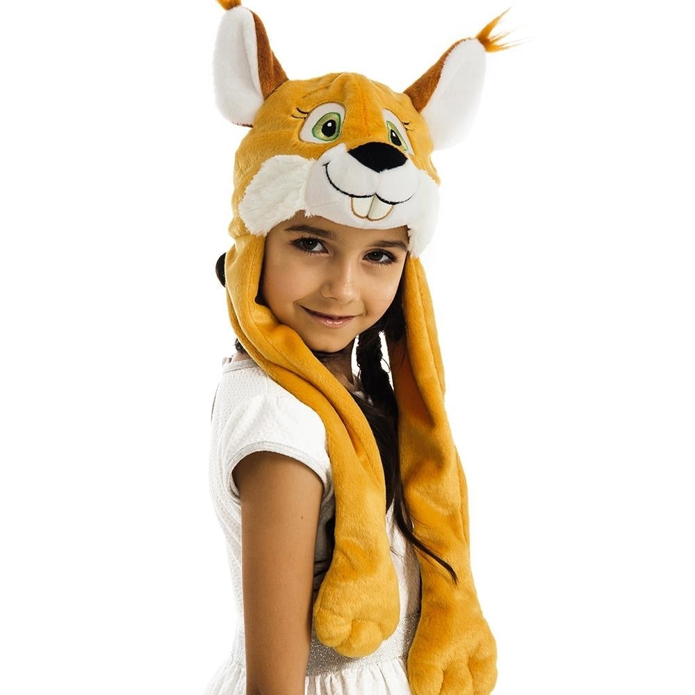 5 OReet Nutty Squirrel Chipmunk Plush Headpiece Kids Costume Dress-Up Accessory Image 1