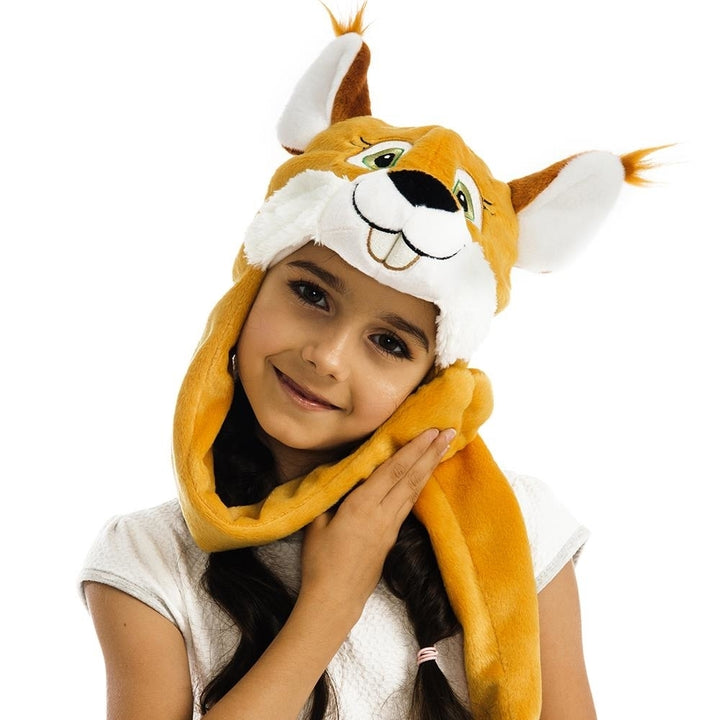 5 OReet Nutty Squirrel Chipmunk Plush Headpiece Kids Costume Dress-Up Accessory Image 2