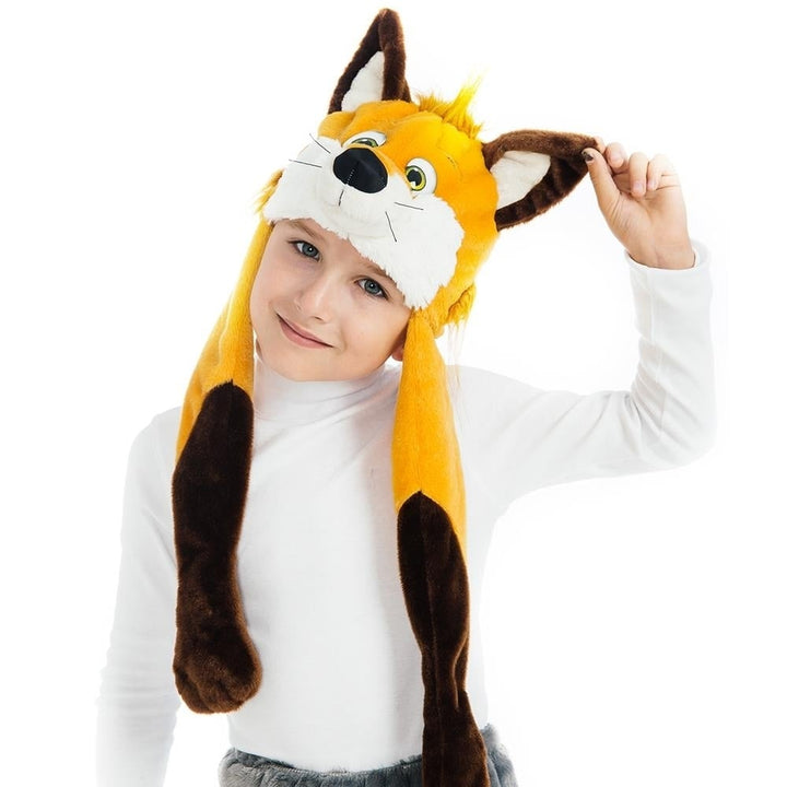 Foxy Fox Plush Headpiece Kids Costume 5 OReet Dress-Up Play Accessory Image 2