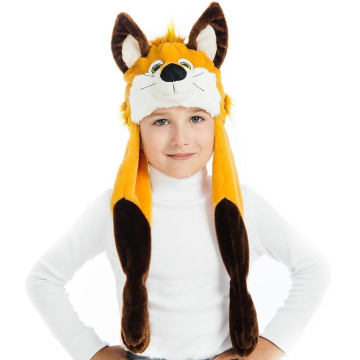 Foxy Fox Plush Headpiece Kids Costume 5 OReet Dress-Up Play Accessory Image 3