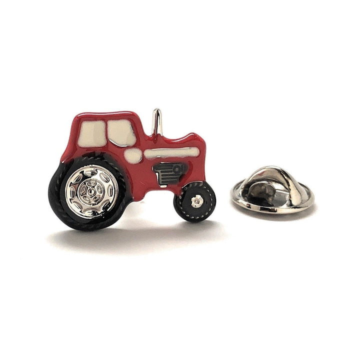 Tractor Lapel Pin Farmer Tractor Enamel Pins Cuff Gifts Americas Heartland 5 Different Styles to Choose From Harvest Image 2