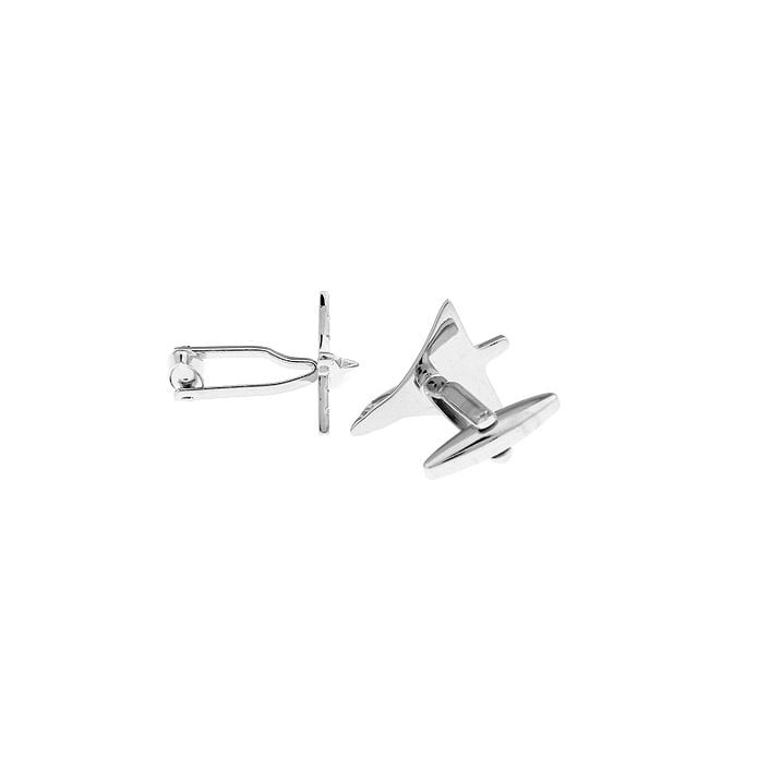 Jet Fighter Cufflinks Delta Wing Plane Cuff Links Airplane Pilot Gift Image 3