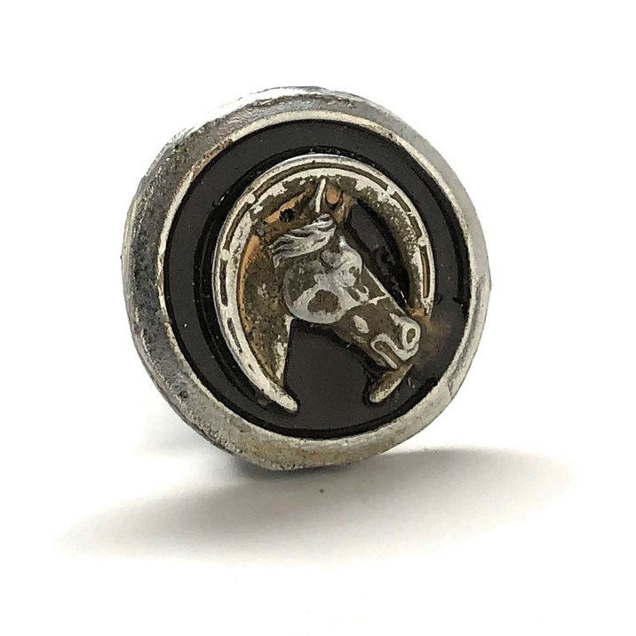 Enamel Pin Hand Casted Calvary Buttons Wild West Enamel Pewter Lapel Pin Tie Tack Collector Pin Travel Souvenir Coins Image 2