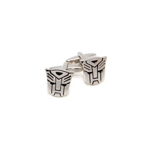 Autobots Cufflinks Super Hero Transformers Cuff Links Silver Show Off Your Hero Keepsakes Cool Fun Collector Comes Gift Image 2