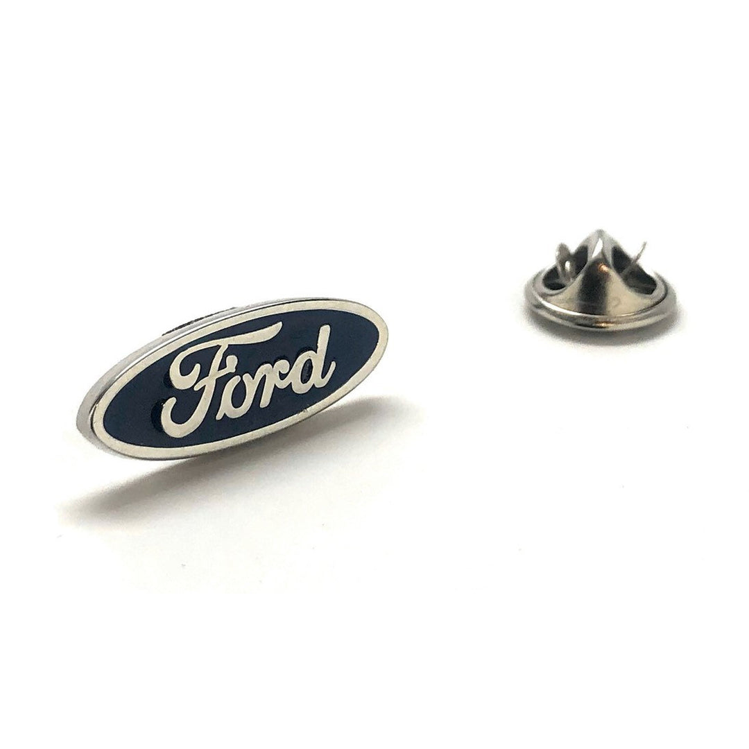 Enamel Pin Ford automotive car logo Lapel Pin tie tack push pin Image 1
