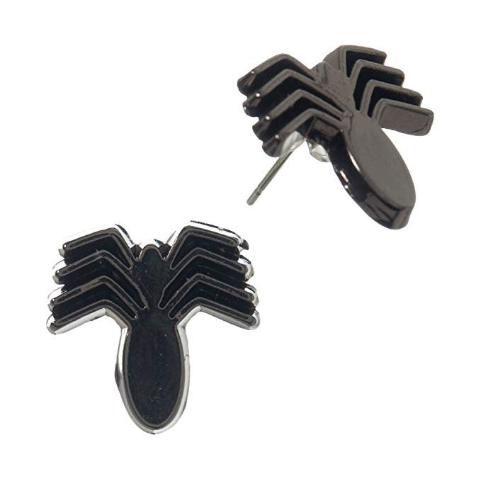Earrings Spiderman Black Widow Spider Man Logo Stud Earrings Superhero Collection Jewelry Image 1