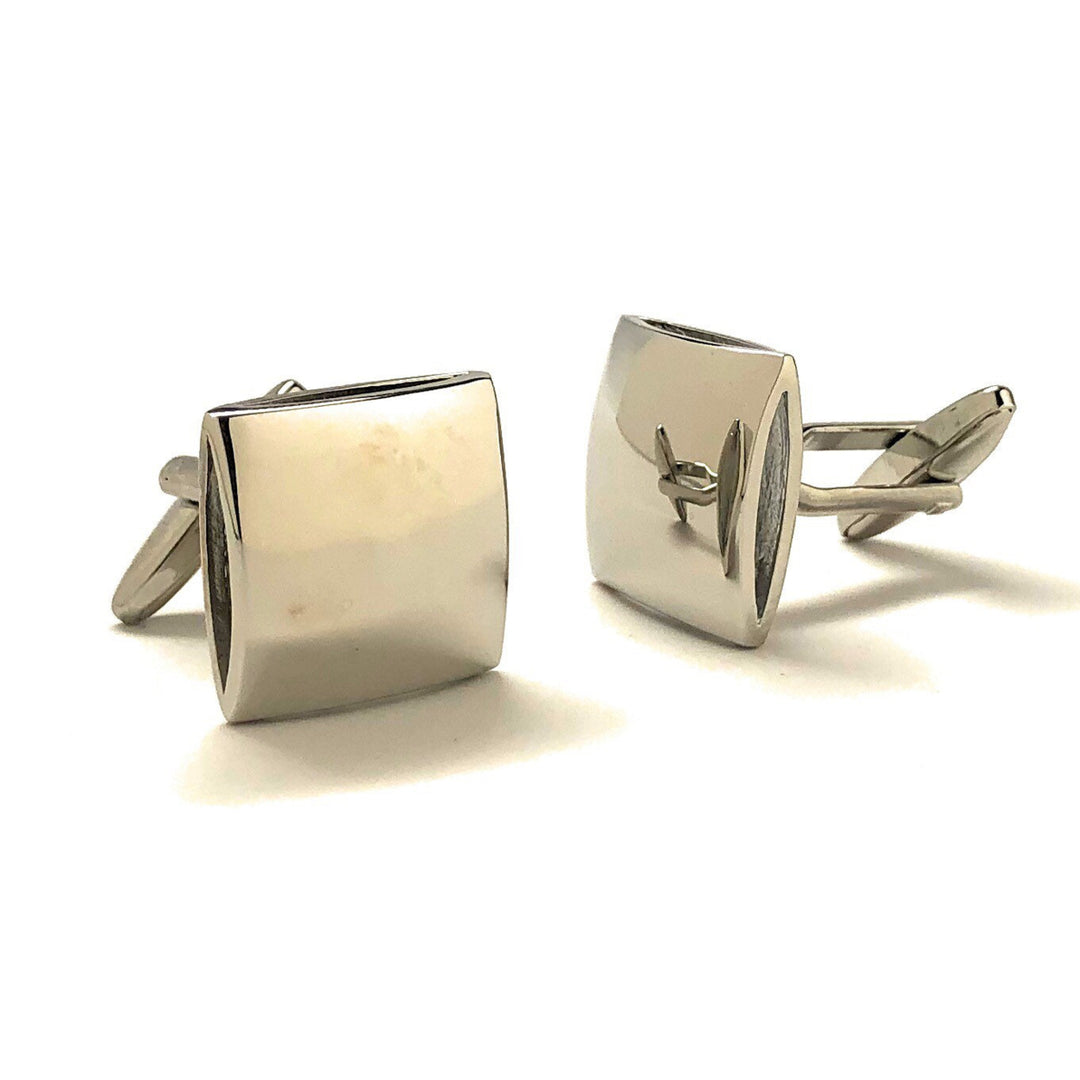 Silver Cufflinks Silver Kite Cufflinks Fun Party Cool Classy Cuff Links Comes Gift Box Gifts for Dad Husband Gifts for Image 2
