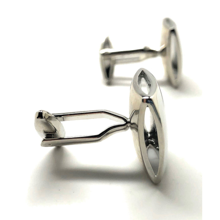 Silver Cufflinks Silver Kite Cufflinks Fun Party Cool Classy Cuff Links Comes Gift Box Gifts for Dad Husband Gifts for Image 3
