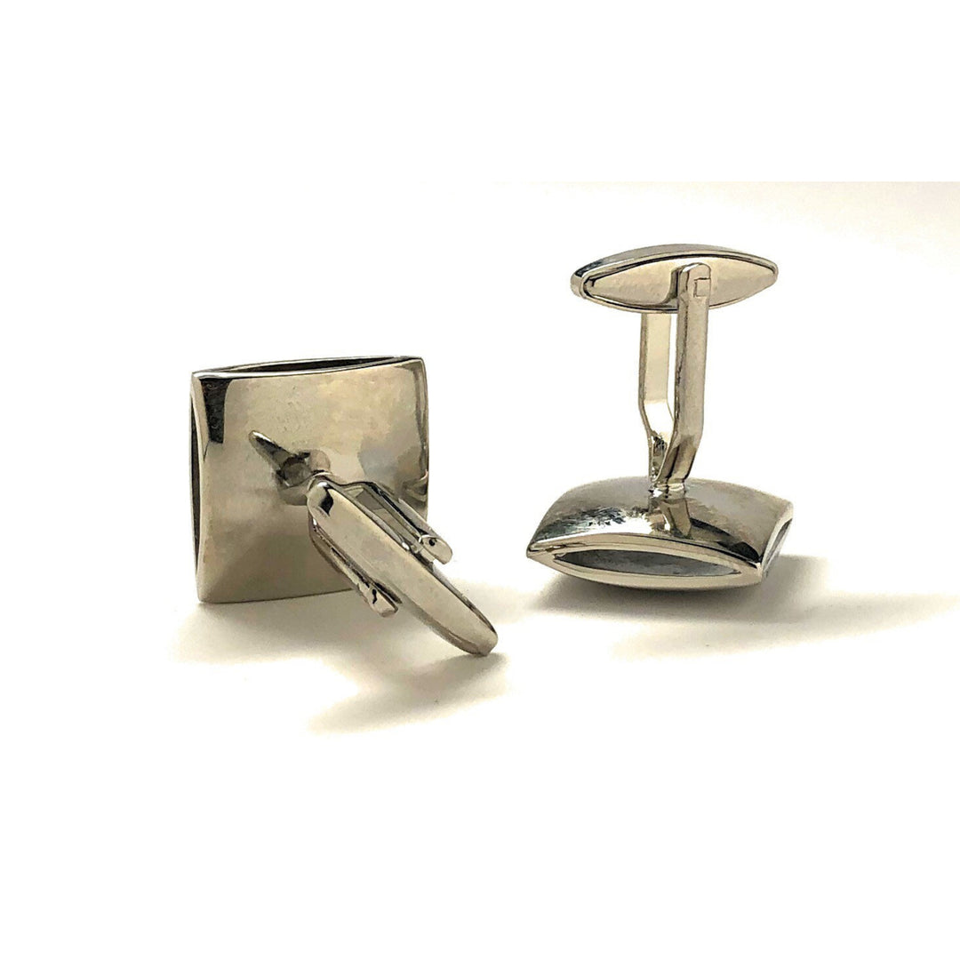Silver Cufflinks Silver Kite Cufflinks Fun Party Cool Classy Cuff Links Comes Gift Box Gifts for Dad Husband Gifts for Image 4