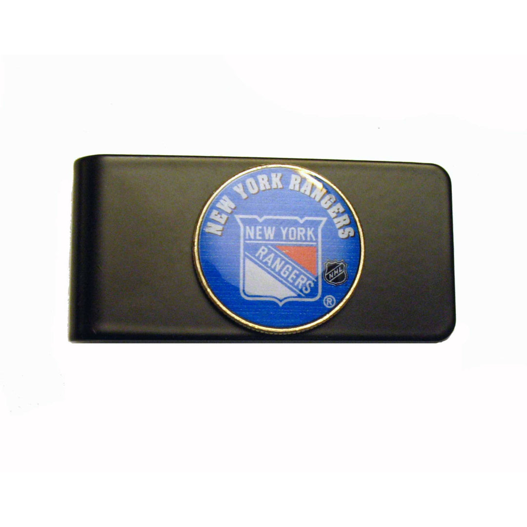 Money Clip Black Edition  York Rangers NHL Hockey Made from US State Quarter One of a Kind Very Cool Present for Dad Image 3