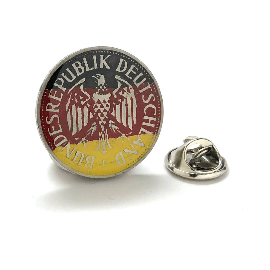 Enamel Pin Collector Hand Painted Germany Enamel Coin Lapel Pin Tie Tack Travel Souvenir Coins Keepsakes Cool Fun Comes Image 1
