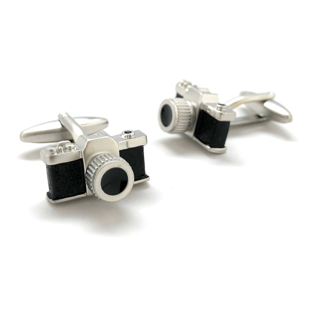 3D Highly Detailed Old School Camera Cufflinks Photography Picture Prints Camera Buff Hobby Photographer 3D Design Cool Image 2