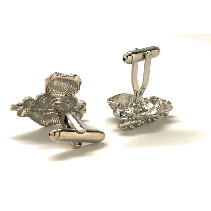 Tree Frog Cufflinks Silver Tone Big Fun Amazon Frog Cuff Links Image 3