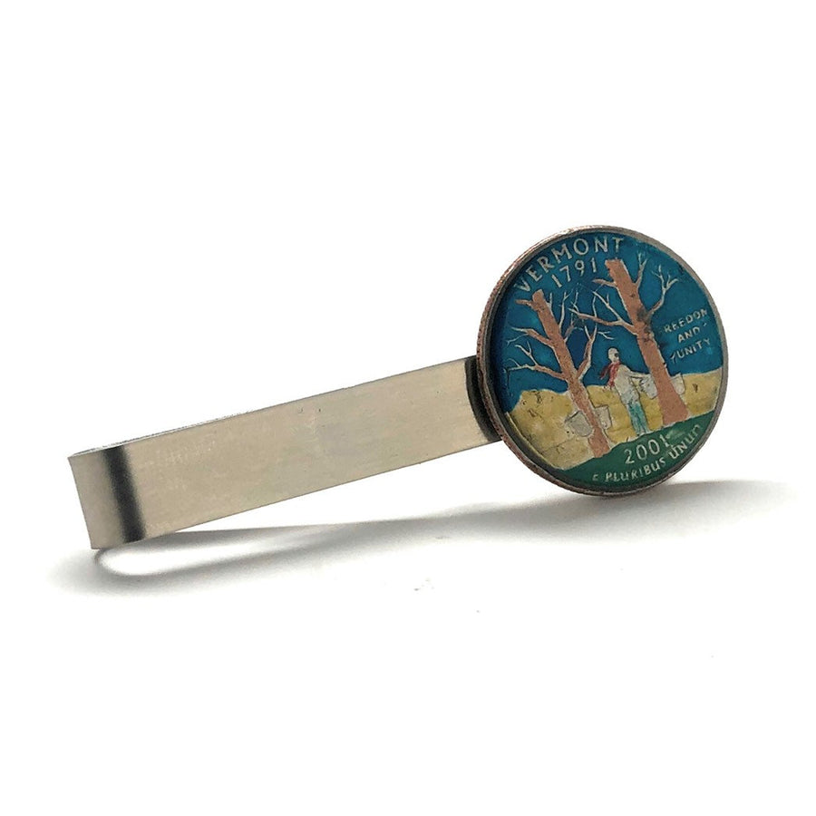 Birth Year Birth Year Vermont State Quarter Tie bar Enamel Hand Painted Edition Coin Souvenir Unique Rare Fun Gift Comes Image 1